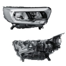 Scheinwerfer Halogen Rechts mit LED DRL und Motor Für Renault Kangoo 21-26