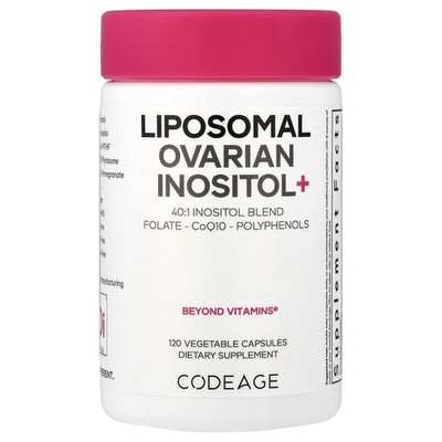 Liposomal Ovarian Inositol+, 120 Vegetable Capsules