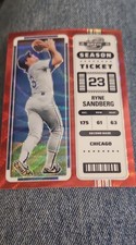 2023 Panini Chronicles - Contenders Optic Season Ticket Ryne Sandberg #20 Red...