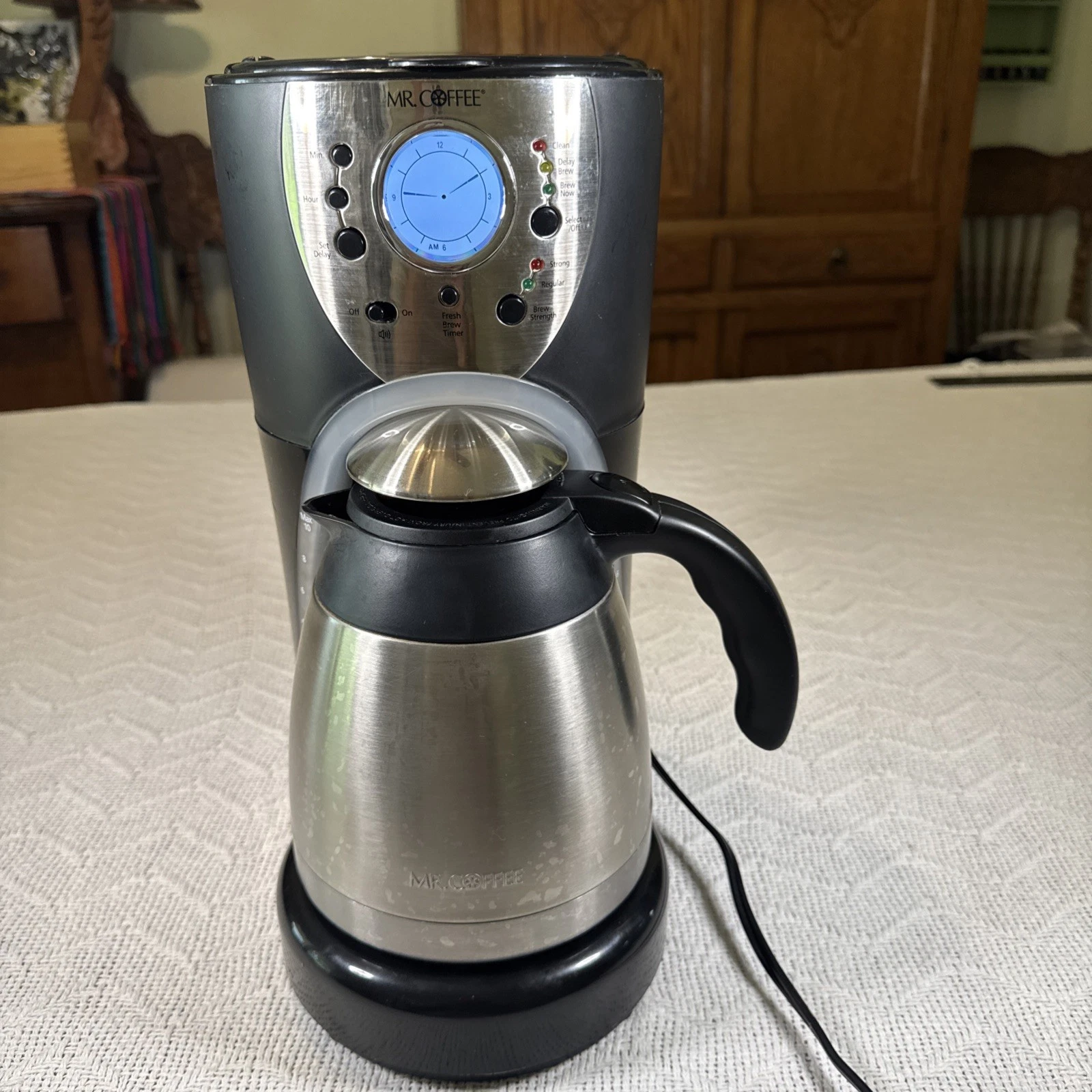 New Retro Mr. Coffee 12-Cup Programmable Coffee Maker Strong Brew model ISTX95