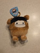 Squishmallow Plush 3.5" Benny Bigfoot Brown Key Clip