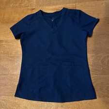 med couture scrub top xs navy