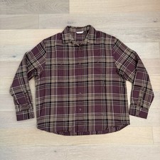 3Sixteen Utility Flannel ‘Burgundy Oak Plaid’ Size XXL