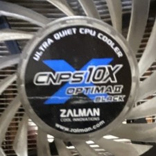 Zalman CNPS10X Optima Black CPU Fan with Heatsink Copper Aluminum Plastic