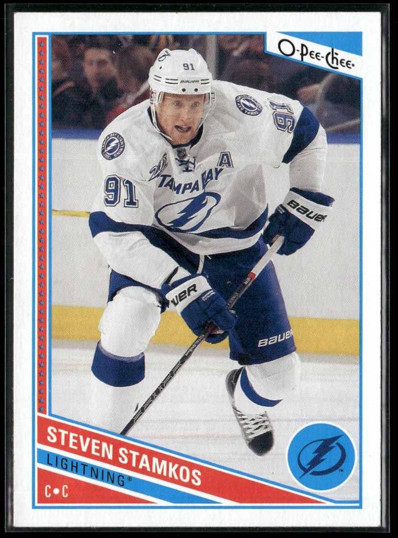 Steven Stamkos #67 Hockey Cards 2013 O-Pee-Chee trading card — raw and PSA graded price guide