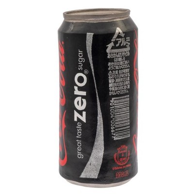Kimiyo Mishima (1932-2024) Original Painted Ceramic Coca Cola Zero Can Banksy