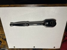 Snap-on Tools Usa Used 38 Drive Fine Tooth Standard Handle Chrome Ratchet F80