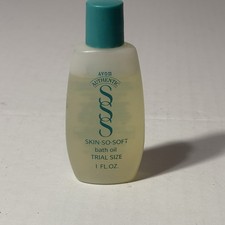 Avon Skin So Soft Bath Oil Vintage Original Formula 1 Fl Oz 1987