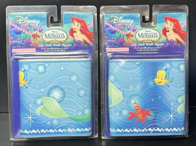 #ad Disney Princess The Little Mermaid Wall Border Self Stick 5”x15’ X Two Packs $22.77