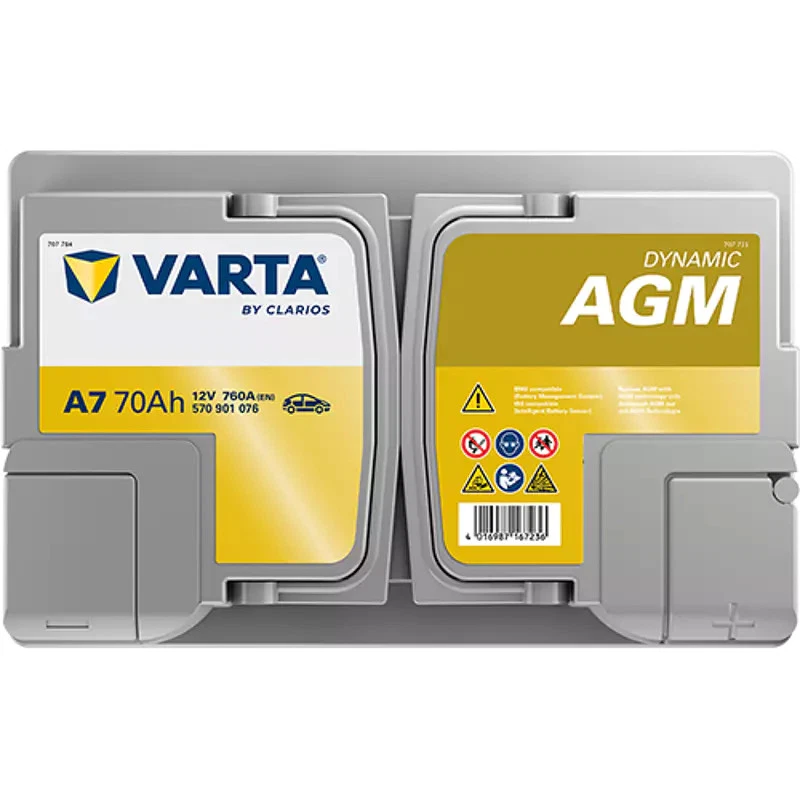 Batterie de voiture VARTA 70Ah/760A - Photo 4/4