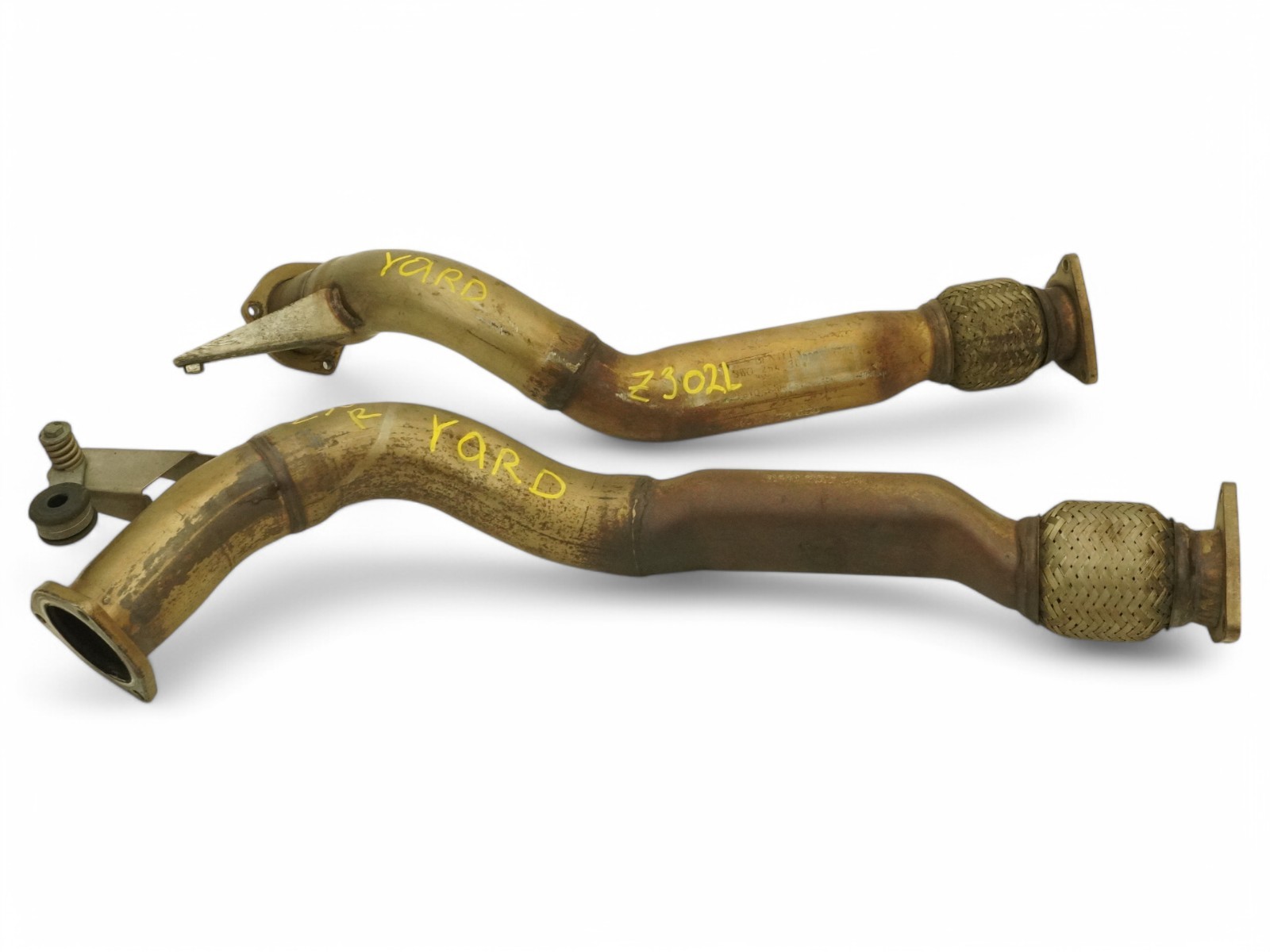 03-06 Bentley Continental Gt 6.0L Exhaust Downpipe Left Right 3W0254300A OEM