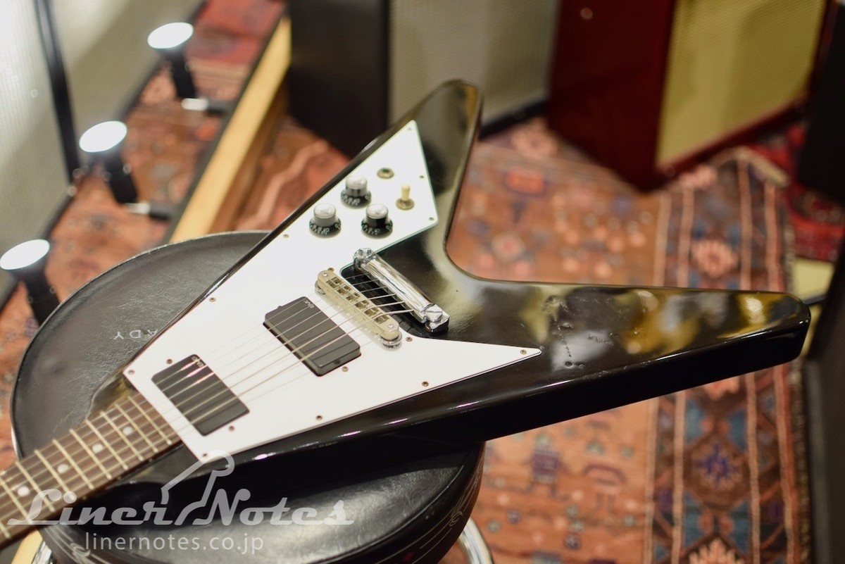 Gibson 1997 Flying V '67 Reissue w/EMG81 (Ebony) Used Electric