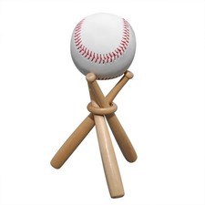 Mini Baseball Bat Stand and Circles Tennis Ball Baseball Holder Rack Support