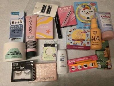17 Teile Kosmetik und Spieleset Barbarabox Mudmasky Bebe Buxom Bilou
