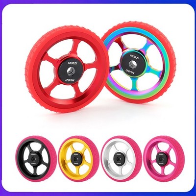 61.7mm Easy Wheels Aluminum Rubber Easywheel Rollers for Brompton Folding Bike