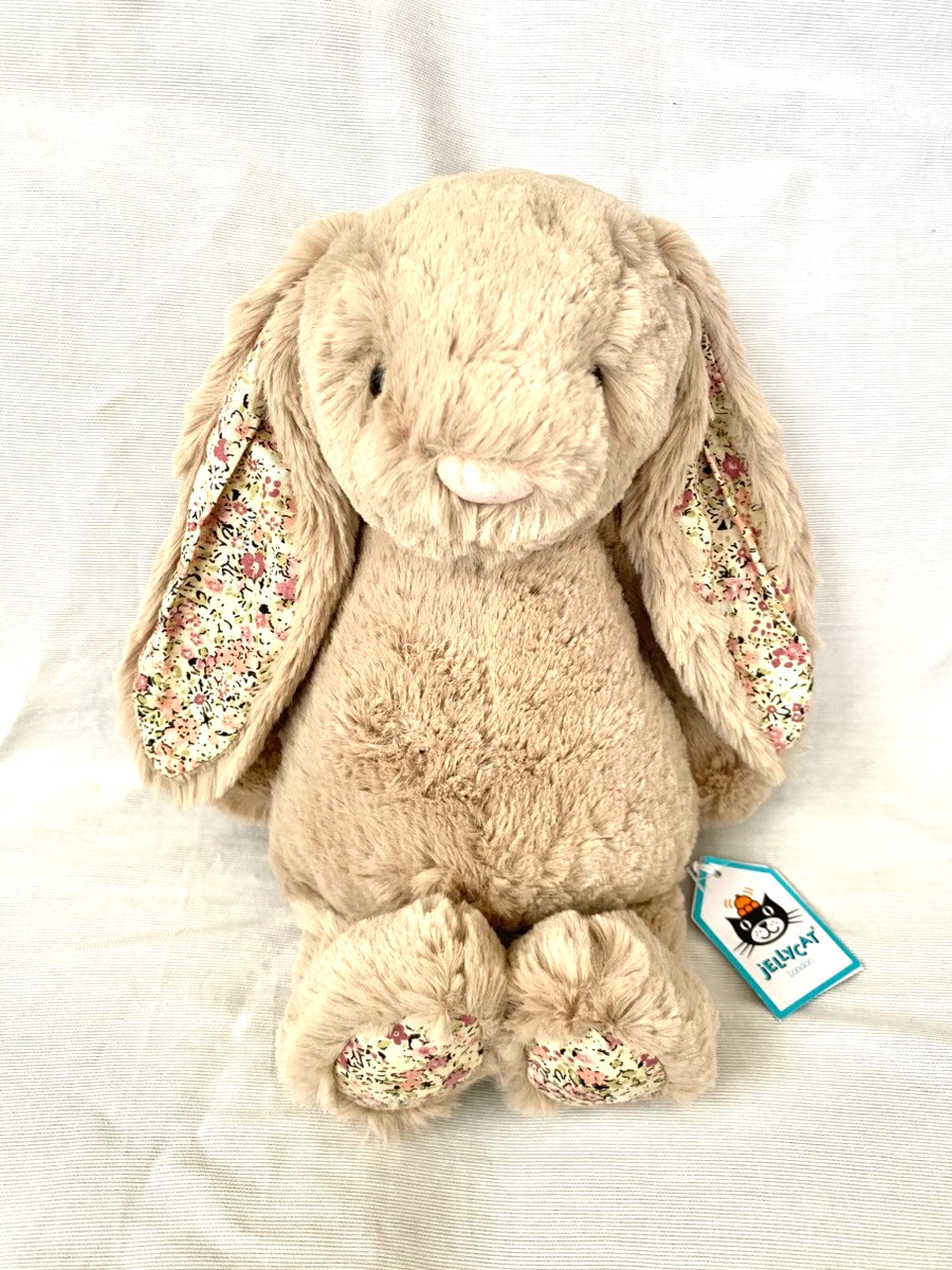 Jellycat Blossom Bea Beige Bunny Medium Plush Toy 12