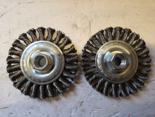 4 1/2 Angle Grinder Wire Wheel 2 Pack 4 Inch Twist Knotted