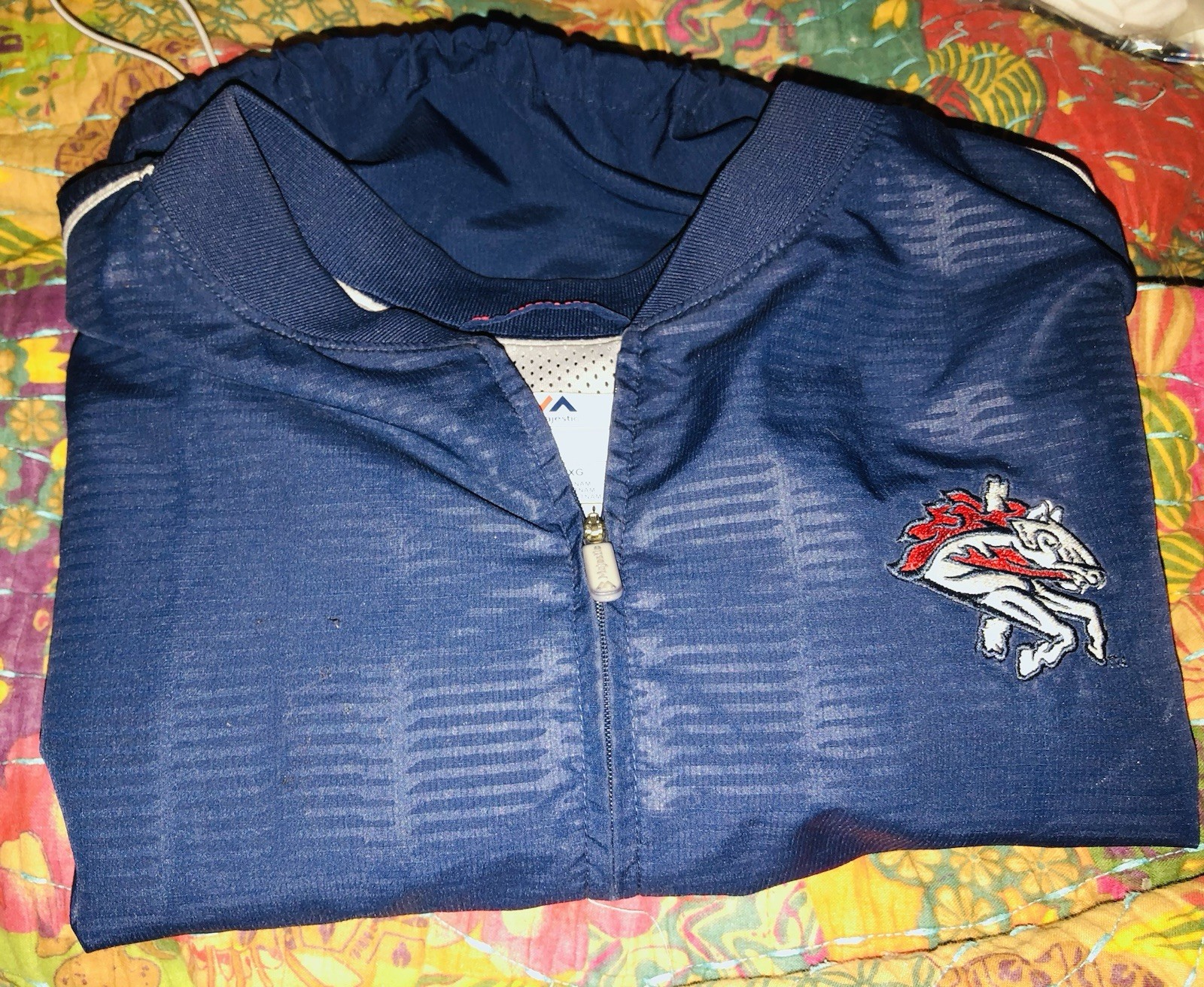 Pete Alonso Game Used Rumble Ponies Pullover w COA Mets Orioles Rare