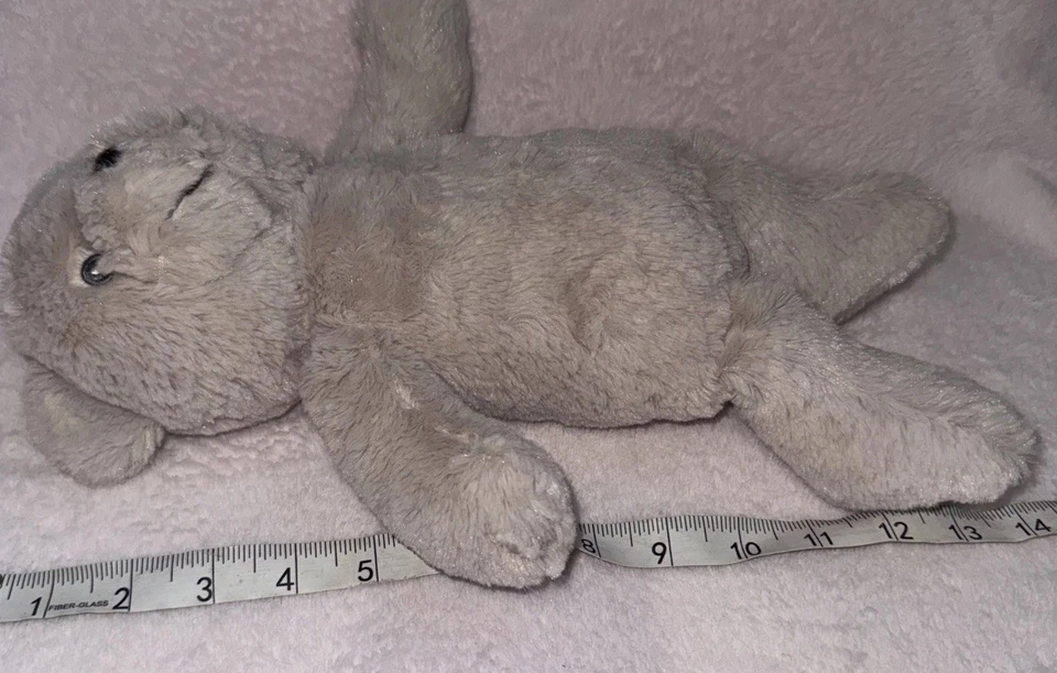 Oso de peluche beige Manhattan Toys juguete para bebé ojos cosidos 13 pulgadas Foto 3 de 4