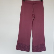 Lifestyle Vintage  Wide-leg Cropped Workout Women's Pants Size M    NWT