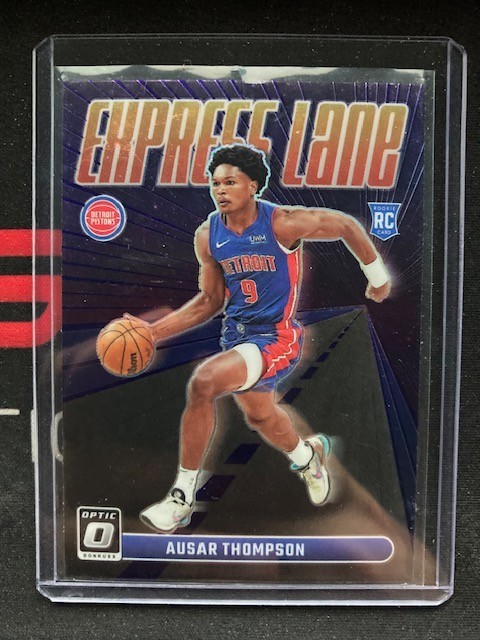 2023-24 Panini Donruss Optic - Express Lane Ausar Thompson #18 Purple Prizm (RC)