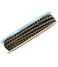 Simplicity Trim Black Gold Metallic Braid 24 ...