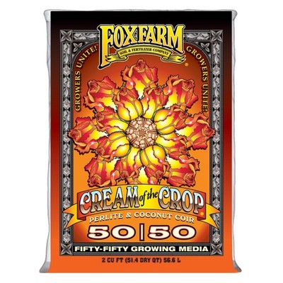 FoxFarm Cream of the Crop 50/50 Growing Media with Perlite and Coco Coir, 2cu ft