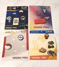 LOT Jibbitz Shoe Charms For CROCS Wall E Pokemon Balls Batman Joker Nemo Goat