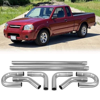 8PCS 2.5'' Exhaust Pipe Mandrel Straight Bend Stainless Steel For Nissan Frontier