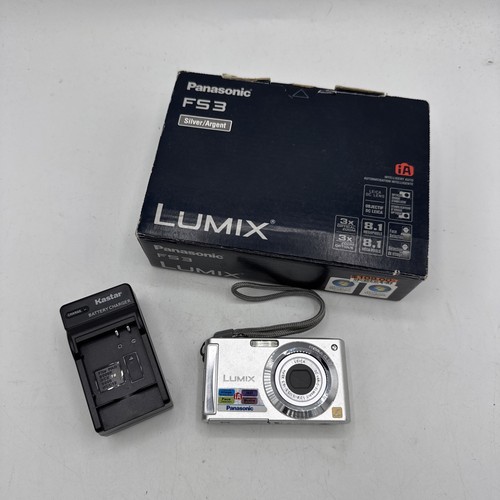Panasonic Digital Camera Lumix FS3 Lens Leica Silver DMC-FS3