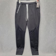 Under Armour Womens Medium 30-34 Recover Fleece Black Pants