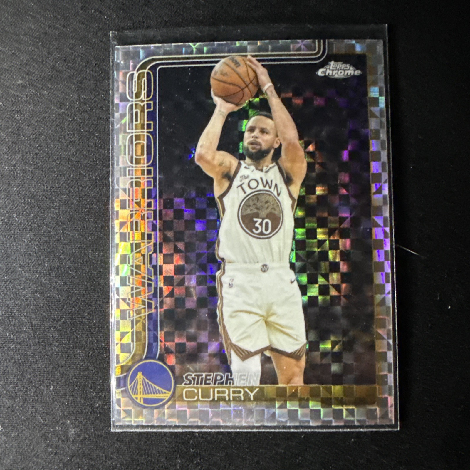 2025-26 Topps Chrome STEPHEN CURRY X-Fractor #14 WARRIORS