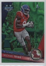 2023 Bowman U Chrome Green Lava Refractor 13/99 Michael Trigg #128 11nm