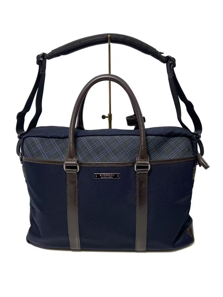 BURBERRY BLACK LABEL Business Bag Tote Bag Canvas Navy | eBay