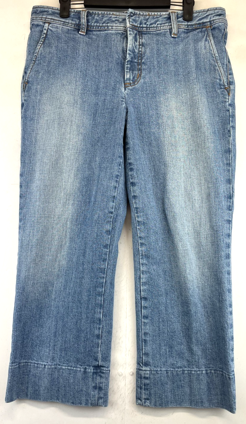 Banana Republic Denim Capri Jeans - Womens 10 - Blue - Stretch - Mid Rise (5518)