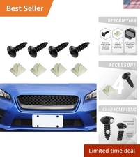 License Plate Screws with Nylon Inserts - Stainless Steel Rust Proof License ...