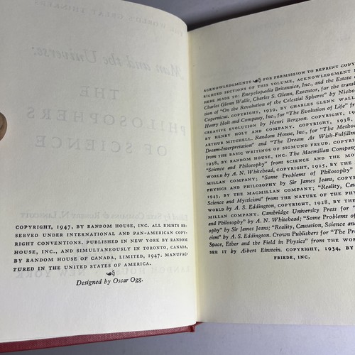 The World’s Great Thinkers 4-Volume Set – Random House 1947 First Ed. HC w/ Case - Picture 4 of 4