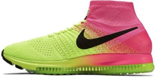 Nike Air Zoom All Out Flyknit Shoes Mens 8 Colorful Neon Running‎ 845716-999 Nike Zoom All Out Flyknit OC  main image 4