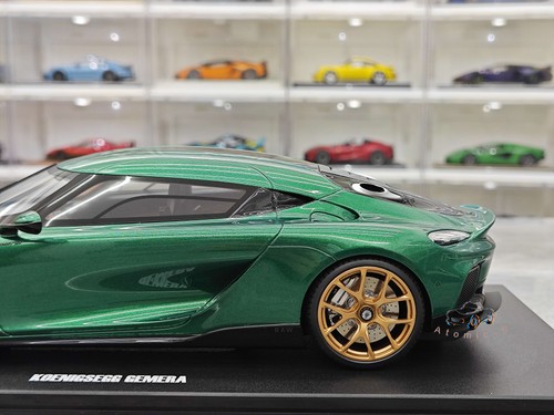 GT Spirit 1:18 Koenigsegg Gemera Green simulation resin car model - Picture 8 of 19