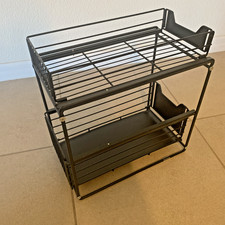 2 Tier Under Sink Organizers And Storage With Sliding Track NEW