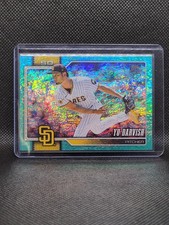 YU DARVISH 2026 Topps Series 1 #94 Aqua Sand Glitter Refractor San Diego Padres