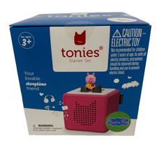 Tonies Starter Set Pink Peppa Pig On The Road Storytime Audio Box WiFi Learning