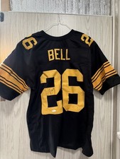LeVeon Bell JSA Autographed Jersey #26 Pittsburgh Steelers WP860410 Black XL NFL