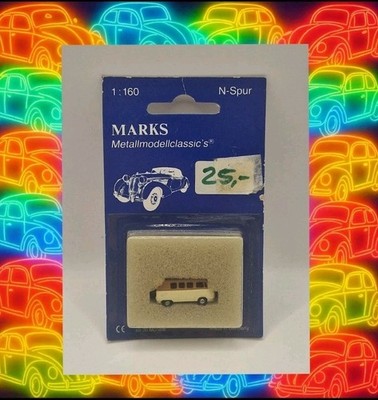 Marks Spur-N 1:160 Volkswagen T1 Bus VW Fenster Bulli Modellbau 90s in OVP 