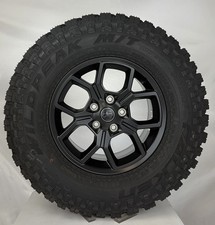 New Takeoff Jeep Wrangler Rubicon 17 Black Oem Wheels Falken Tires Set Of 5