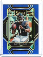 2021 Panini Select Justin Fields Club Level B...