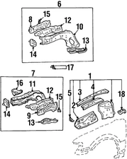 Genuine GM Outer Rail 94852101