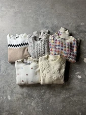 Women’s Oversized Sweater Lot of 5 – Styles Mixed Brands Knit Pullover Bundle