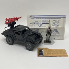 GI Joe Cobra Stinger W Driver File Card & Blueprints 1984 Hasbro 100  COMPLETE
