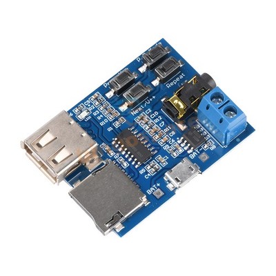 TF card U disk MP3 Format decoder board amplifier decoding audio Player module